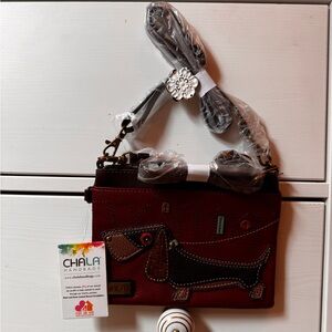 NWT Chala Dachshund Purse